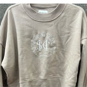Abercrombie Embroidered Crew Neck Sweatshirt size Large